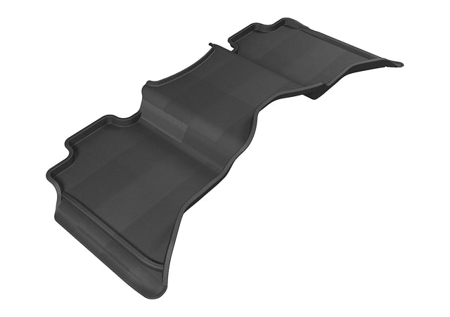 3D MAXpider-L1DG01721509 Custom Fit All-Weather Floor Mat for Select Dodge RAM 1500 Models - Kagu Rubber (Black) 2009-2024 - Second Row