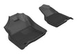 3D MAXpider Custom Fit Kagu Floor Mat (Black) Compatible with Dodge Ram 1500 2012-2024 / Dodge Ram 2500/3500 2012-2022 (FL-3308BK1) - Front Row