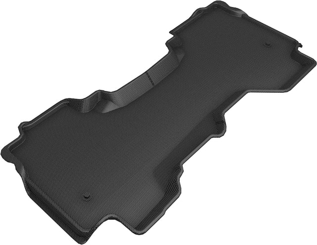3D MAXpider Custom Fit Kagu Floor Mat (Black) Compatible with Dodge Ram 1500 Quad Cab 2019-2024 - Second Row