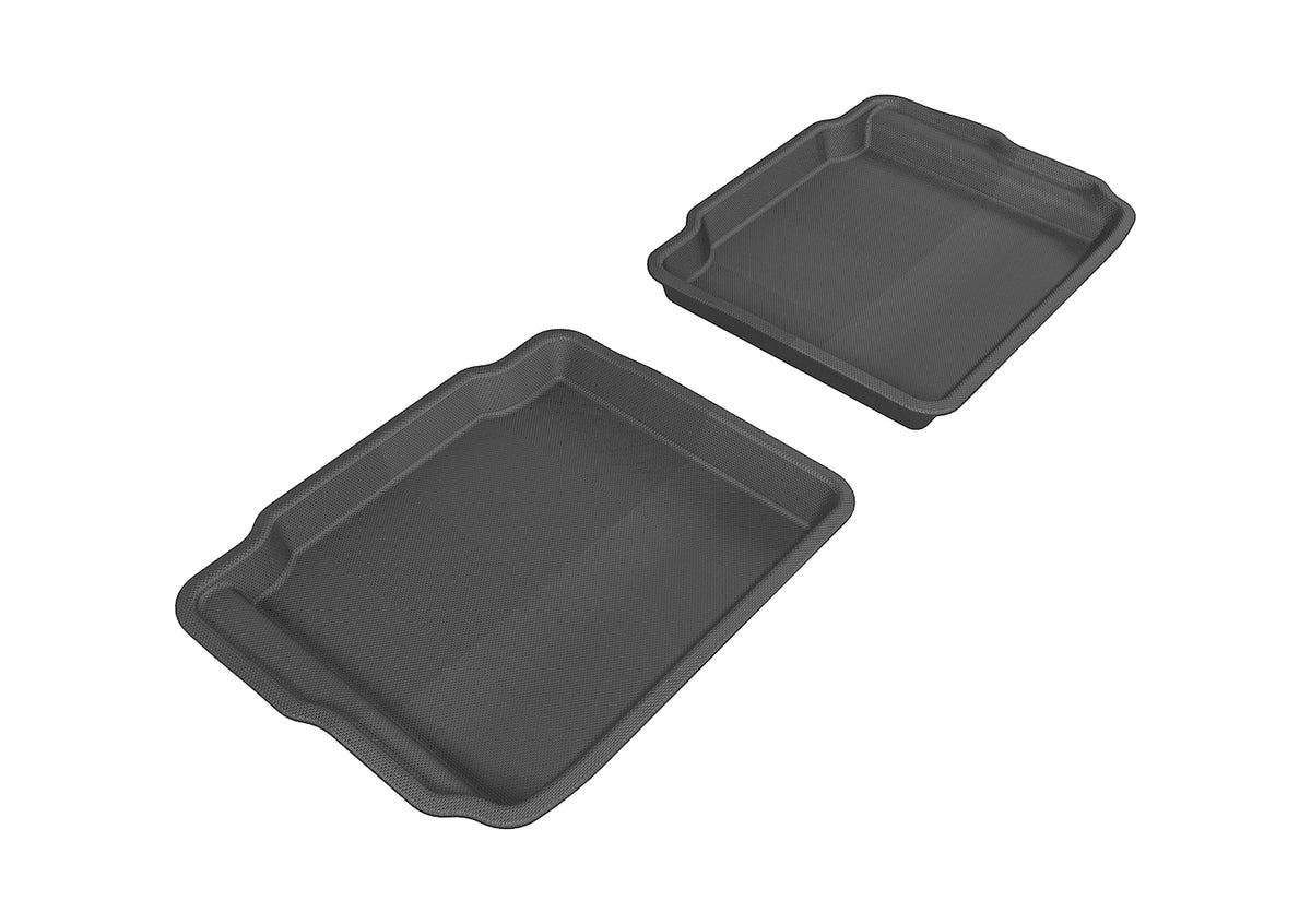 3D MAXpider Custom Fit All-Weather Floor Mat for Select Ford Taurus Models - Kagu Rubber (Black) - Second Row