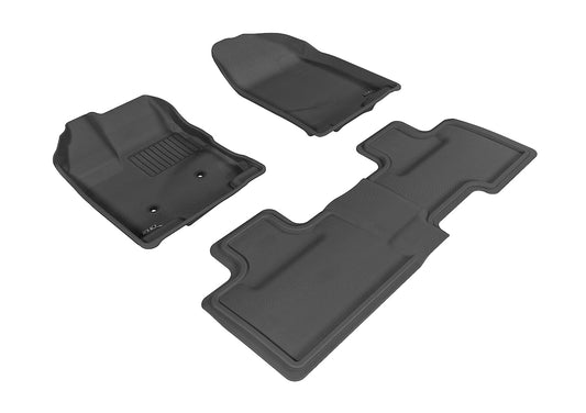 3D MAXpider Custom Fit Floor Liner Black for 2010-2015 LINCOLN MKX