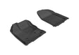 3D MAXpider Custom Fit All-Weather Floor Mat for Select Ford Edge Models - Kagu Rubber (Black) 2007-2014 - Front Row
