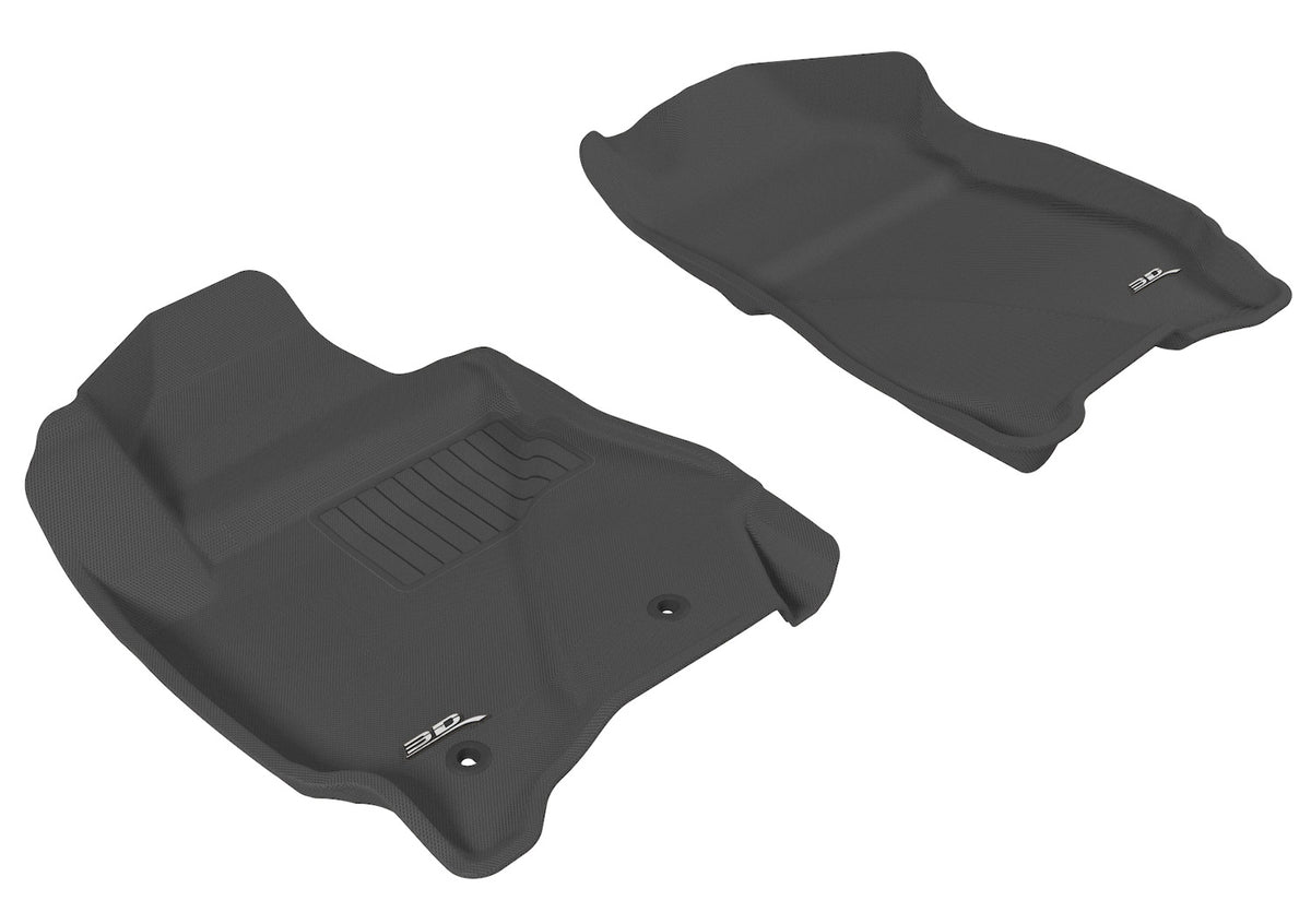 3D MAXpider Custom Fit Kagu Floor Mat (Black) Compatible with Ford Escape 2008-2010 - Front Row