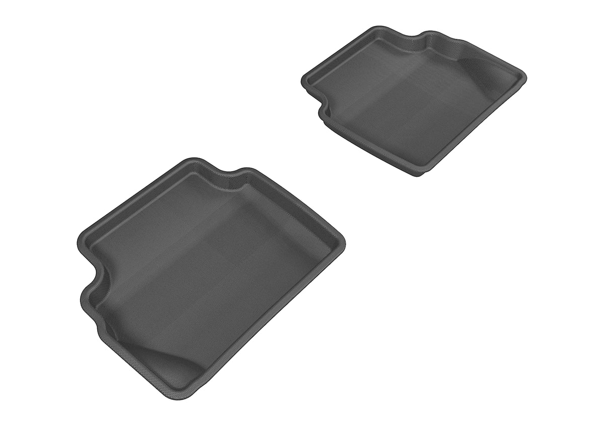 3D MAXpider Custom Fit Kagu Floor Mat (Black) for 2011-2019 Ford Fiesta - Second Row