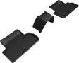 3D MAXpider Custom Fit Kagu Floor Mat (Black) Compatible with Genesis G70 2019-2024 - Second Row