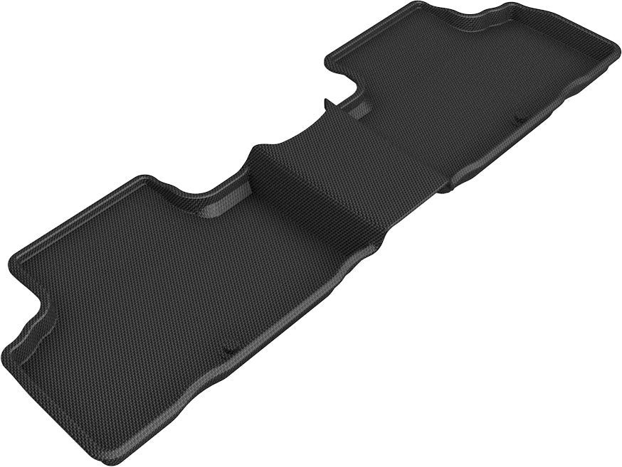 3D MAXpider Custom Fit Kagu Floor Mat (Black) Compatible with Genesis GV80 2021-2024 - Second Row