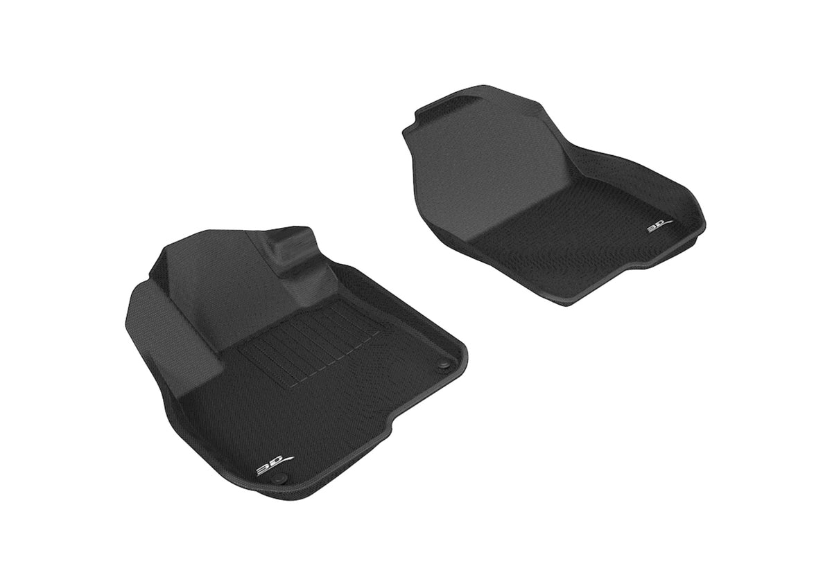 3D MAXpider Custom Fit Kagu Floor Mat (Black) Compatible with Honda CR-V - Front Row