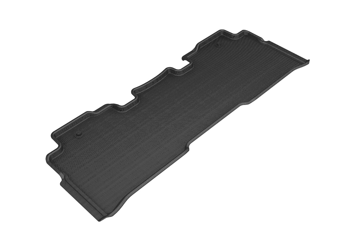 3D MAXpider Custom Fit Kagu Floor Mat (Black) Compatible with Honda Odyssey 2018-2023 - Second Row