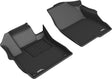 3D MAXpider Custom Fit Kagu Floor Mat (Black) Compatible with Honda Accord 2018-2022 - Front Row