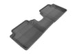 3D MAXpider Custom Fit All-Weather Floor Mat for Select Hyundai Veloster Models - Kagu Rubber (Black) 2012-2017 - Second Row