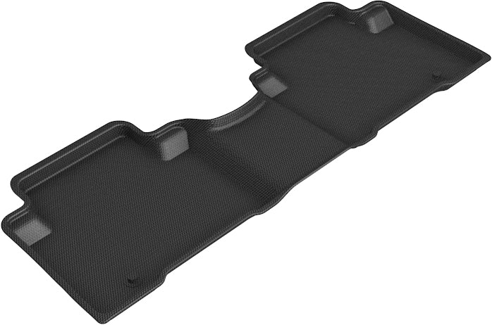 3D MAXpider Custom Fit Kagu Floor Mat (Black) Compatible with Hyundai Santa Fe XL 2013-2019 - Second Row