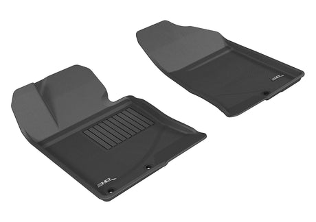 3D MAXpider Custom Fit All-Weather Floor Mat for Select Hyundai Sonata/Kia Optima Models - Kagu Rubber (Black) 2011-2015 - Front Row