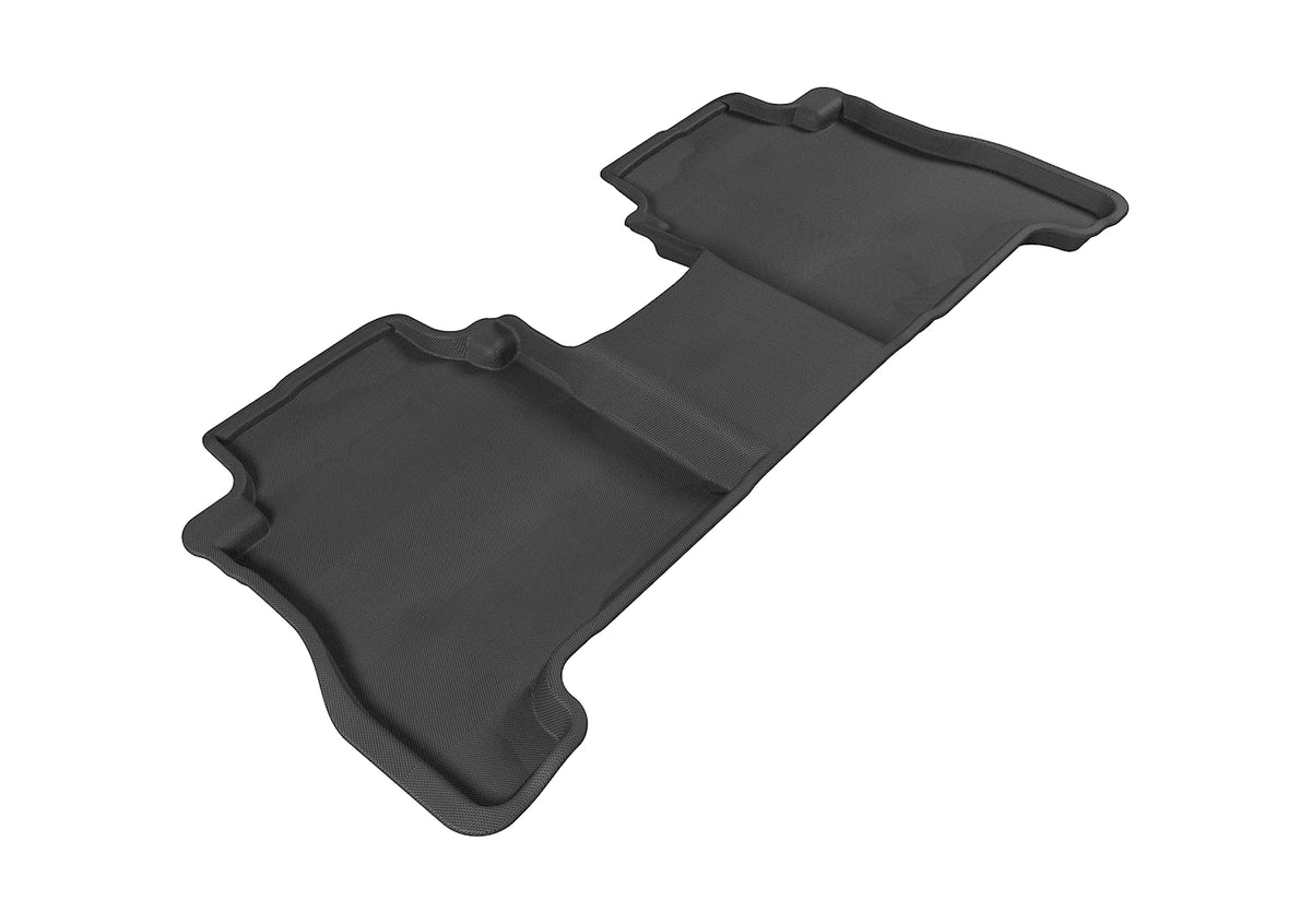 3D MAXpider Custom Fit Kagu Floor Mat (Black) Compatible with Hyundai Santa Fe 2007-2012 - Second Row