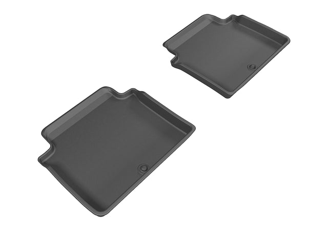 3D MAXpider Custom Fit Kagu Floor Mat (Black) Compatible with Genesis G80 2015-2020 / Hyundai Genesis 2015-2020 - Second Row