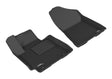 3D MAXpider Custom Fit Kagu Floor Mat (Black) Compatible with Hyundai Tucson 2016-2021 - Front Row