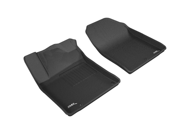 3D MAXpider Custom Fit All-Weather Floor Mat for Select Hyundai Elantra GT Models - Kagu Rubber (Black) 2018-2020 - Front Row