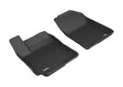 3D MAXpider Custom Fit Kagu Floor Mat (Black) Compatible with Hyundai Accent 2018-2022 - Front Row