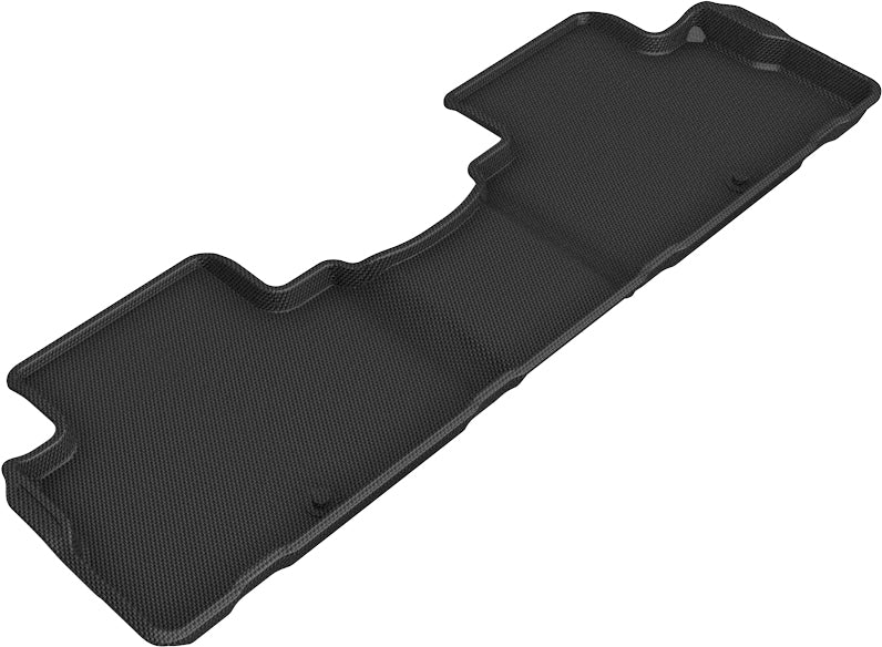 3D MAXpider All-Weather Floor Mats for Hyundai Palisade 2020-2022 Custom Fit Car Floor Liners No 3rd Row, Kagu Series (Black) - Second Row
