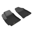 3D MAXpider Custom Fit Kagu Floor Mat (Black) Compatible with Hyundai Kona 2024-2026 - Front Row