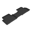 3D MAXpider Custom Fit Kagu Floor Mat (Black) Compatible with Hyundai Santa Fe 2024-2026 - Second Row
