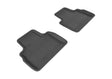 3D MAXpider Custom Fit Kagu Floor Mat (Black) Compatible with Infiniti FX 2009-2017 / Infiniti QX70 2009-2017 - Second Row