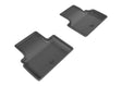 3D MAXpider Custom Fit Kagu Floor Mat (Black) Compatible with Infiniti Q50 2014-2022 - Second Row