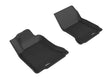 3D MAXpider Custom Fit All-Weather Floor Mat for Select Infiniti QX30 Models - Kagu Rubber (Black) 2017-2019 - Front Row