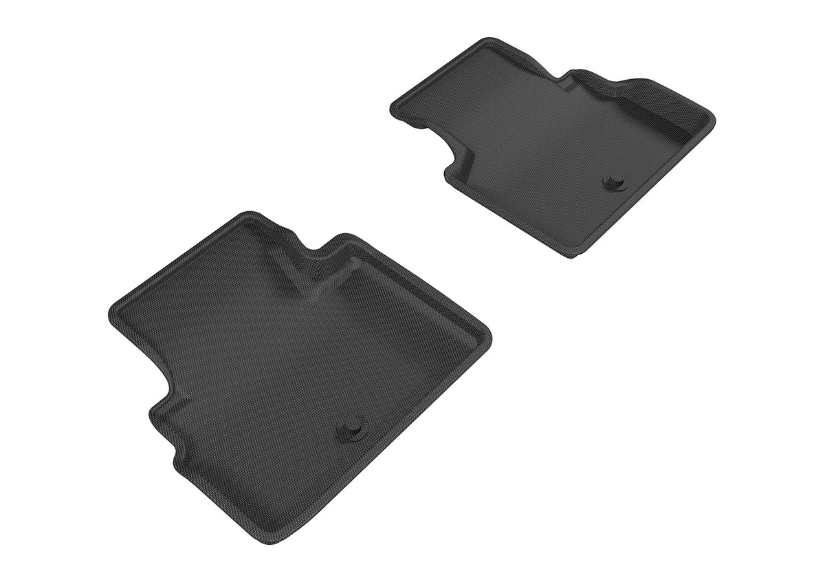 3D MAXpider Custom Fit Kagu Floor Mat (Black) Compatible with Infiniti Q60 2017-2021 - Second Row