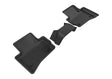 3D MAXpider Custom Fit Kagu Floor Mat (Black) Compatible with Jaguar F-Pace 2017-2023 / Land Rover Range Rover 2017-2023 - Second Row