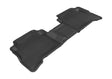 3D MAXpider Custom Fit All-Weather Floor Mat for Select Kia Sorento Models - Kagu Rubber (Black) 2011-2013 - Second Row