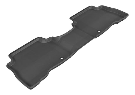 3D MAXpider Custom Fit All-Weather Floor Mat for Select Kia Sorento Models - Kagu Rubber (Black) 2014-2015 - Second Row