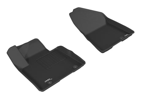 3D MAXpider Custom Fit All-Weather Floor Mat for Select Kia Sportage Models - Kagu Rubber (Black) 2017-2022 - Front Row