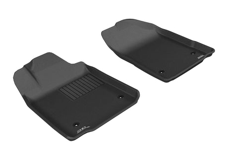 3D MAXpider Custom Fit All-Weather Floor Mat for Select Lexus ES350 Models - Kagu Rubber (Black) 2007-2012 - Front Row