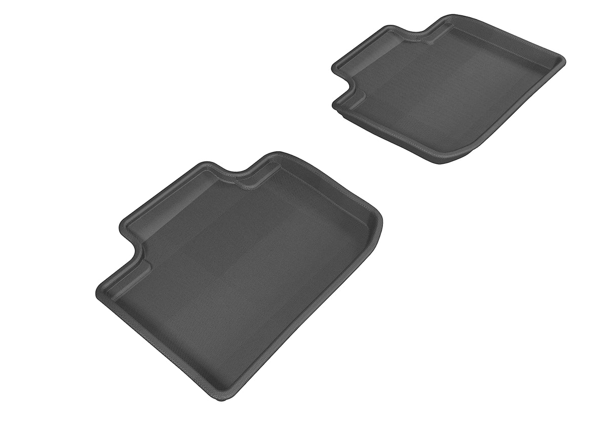 3D MAXpider Custom Fit All-Weather Floor Mat for Select Lexus is Models - Kagu Rubber (Black) - Second Row