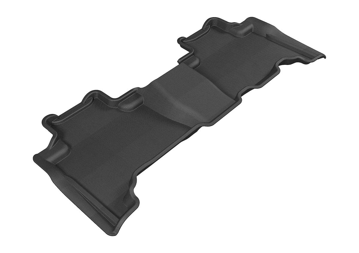 3D MAXpider Custom Fit All-Weather Floor Mat for Select Toyota 4Runner Models - Kagu Rubber (Black) - Second Row