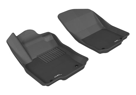3D MAXpider All-Weather Floor Mat for Select Mercedes-Benz GLE-Class/GLS-Class/ML-Class/GL-Class Models - Kagu Rubber (Black) 2012-2019 - Front Row