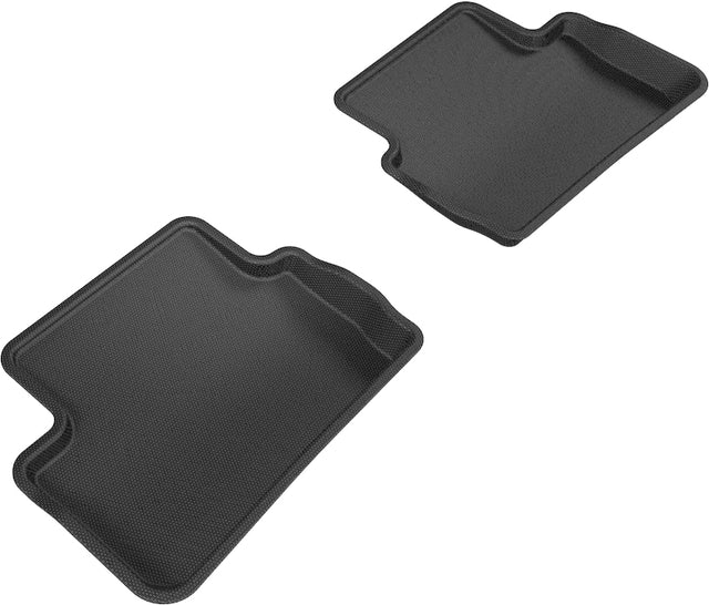 3D MAXpider Kagu Floor Mat (Black) Compatible with Mercedes-Benz B-Class 2013-2019 / Mercedes-Benz CLA-Class 2014-2020 - Second Row
