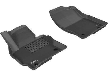 3D MAXpider Custom Fit All-Weather Floor Mat for Select Mazda CX-5 Models - Kagu Rubber (Black) 2013-2016 - Front Row