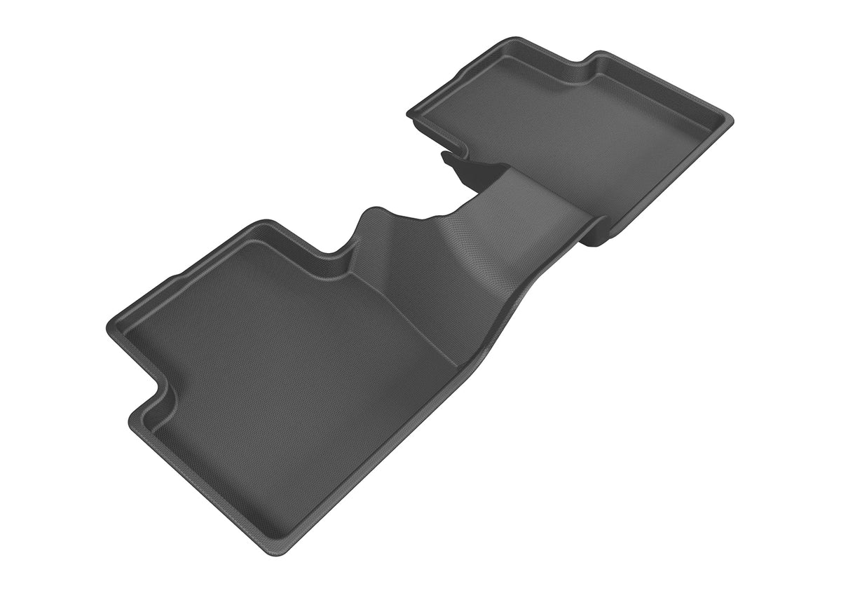 3D MAXpider L1MZ05121509 Custom Fit All-Weather Floor Mat for Select Mazda CX-3 Models - Kagu Rubber (Black) 2016-2021 - Second Row