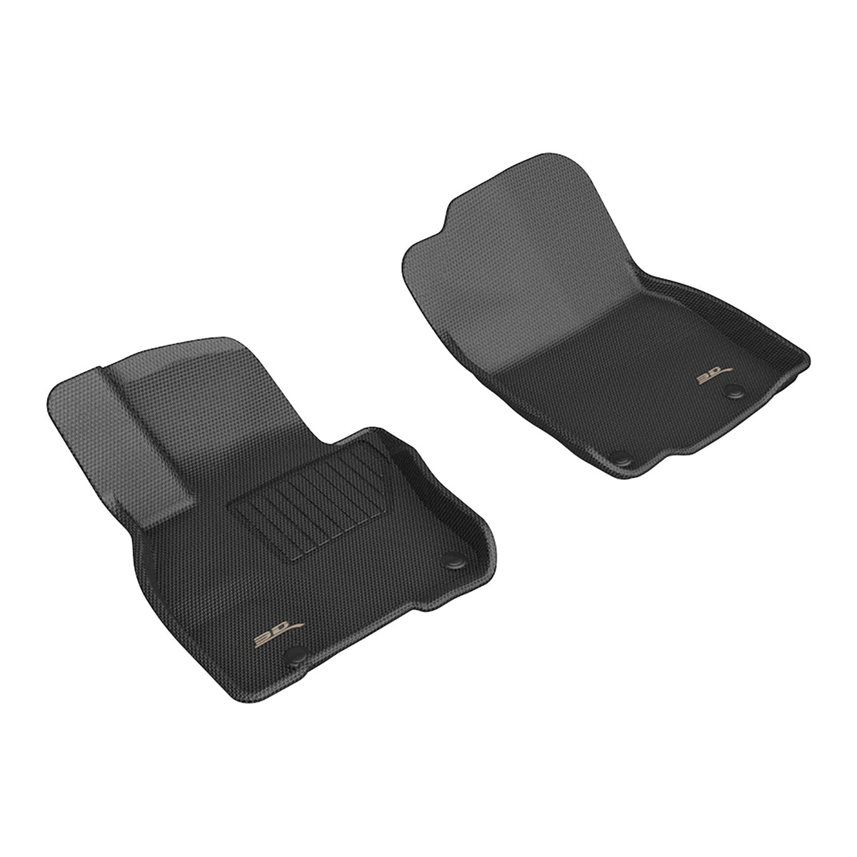 3D MAXpider Kagu Floor Mat (Black) Compatible with Mazda CX-90 6&7 Seat 2024-2025 - Front Row