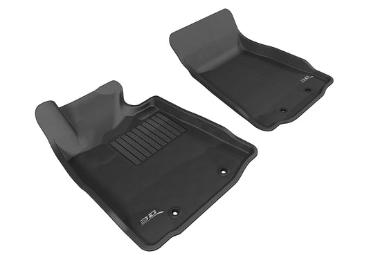 3D MAXpider Custom Fit Floor Liner Black for 2010-2020 NISSAN 370Z 1st Row Only