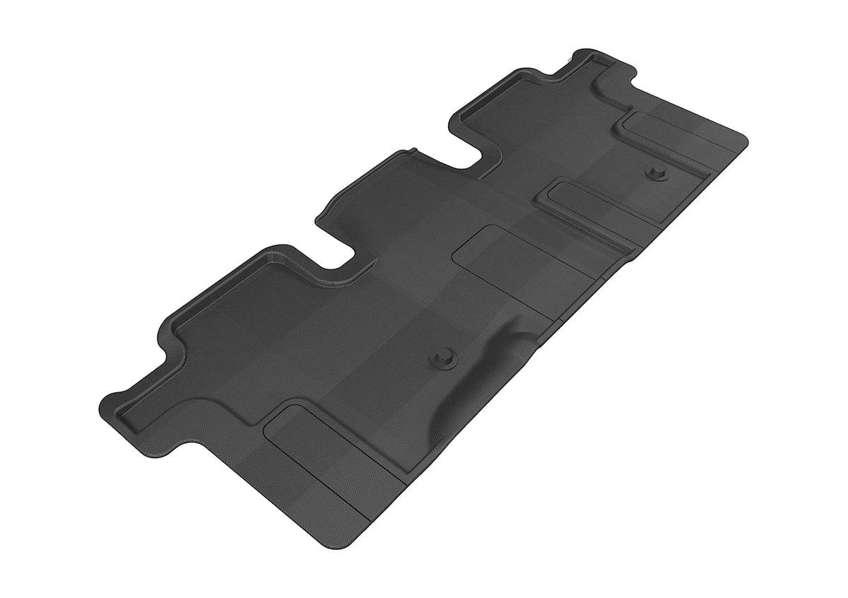 3D MAXpider Custom Fit All-Weather Floor Mat for Select Nissan Pathfinder Models - Kagu Rubber (Black) - Second Row