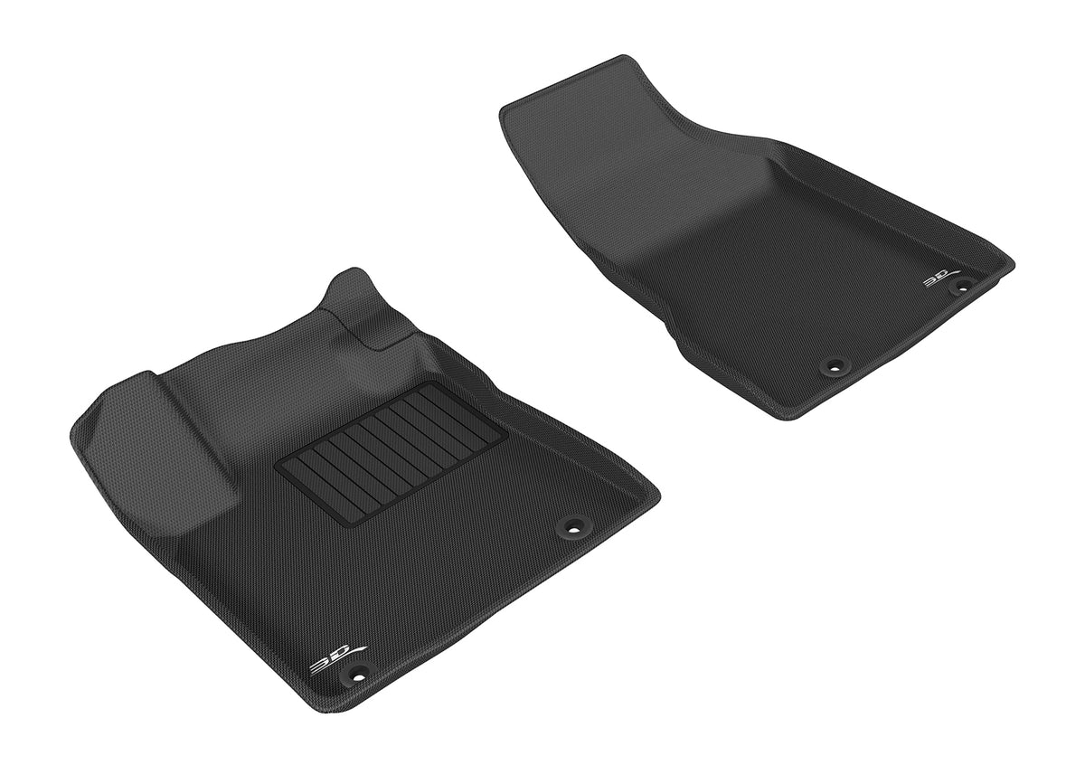 3D MAXpider Custom Fit Kagu Floor Mat (Black) Compatible with Nissan Murano 2015-2023 - Front Row