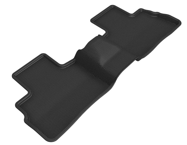 3D MAXpider Custom Fit Kagu Floor Mat (Black) Compatible with Nissan Sentra 2020-2024 - Second Row