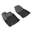 3D MAXpider Custom Fit Kagu Floor Mat (Black) Compatible with Nissan Kicks 2025-2026 - Front Row