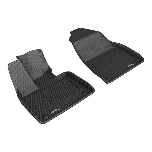 3D MAXpider Custom Fit Kagu Floor Mat (Black) Compatible with Polestar 3 2025-2026 - Front Row