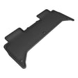 3D MAXpider Custom Fit Kagu Floor Mat (Black) Compatible with Rivian R1T 2022-2026 - Second Row