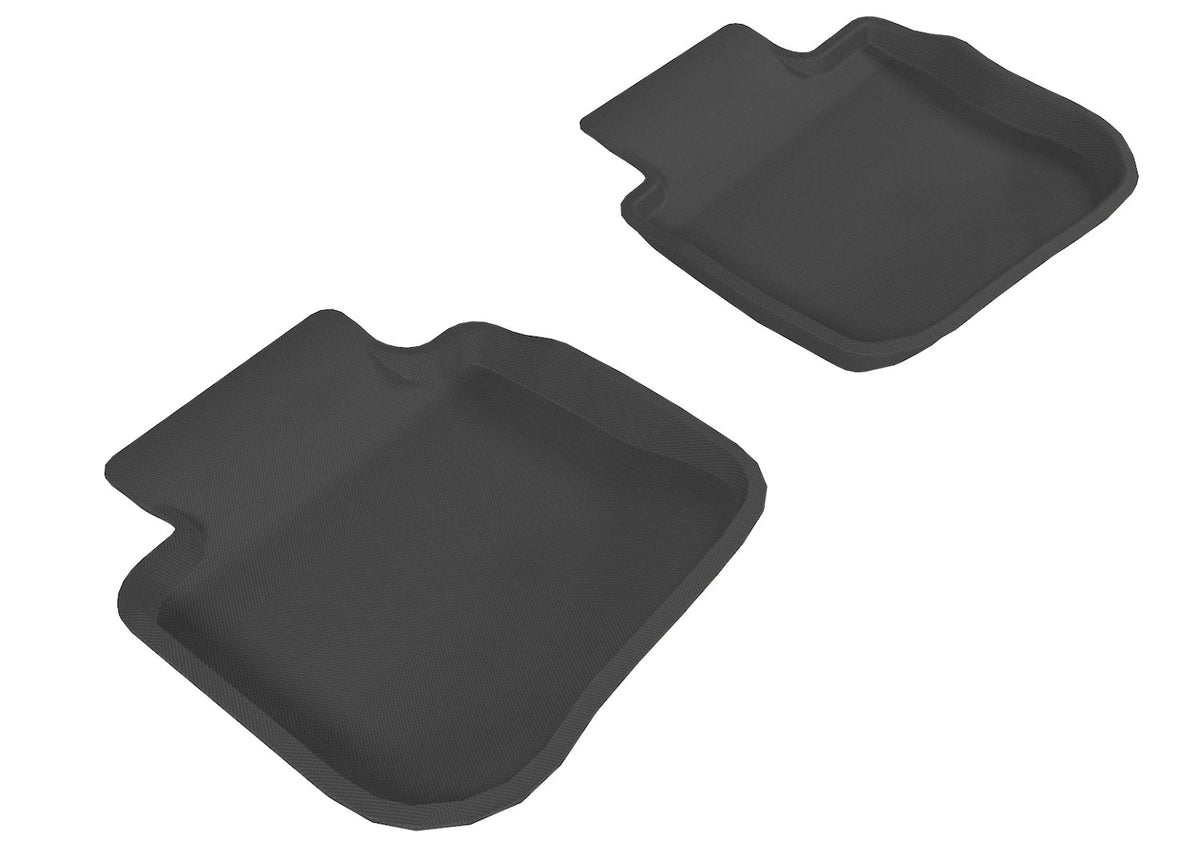3D MAXpider Custom Fit All-Weather Floor Mat for Select Subaru Legacy Models - Kagu Rubber (Black) - Second Row