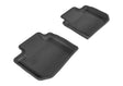 3D MAXpider Kagu Floor Mat (Black) Compatible with Subaru Impreza 2012-2021 / Subaru WRX STI 2012-2021 / Subaru XV Crosstrek 2012-2021 - Second Row