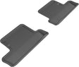 3D MAXpider Custom Fit Kagu Floor Mat (Black) Compatible with Scion FR-S 2013-2020 / Subaru BRZ 2013-2020 / Toyota 86 2013-2020 - Second Row